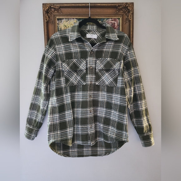 TNA Aritzia plaid jacket/shirt - Picture 1 of 4